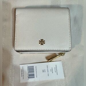 Tory Burch Robinson Ivory Mini Wallet